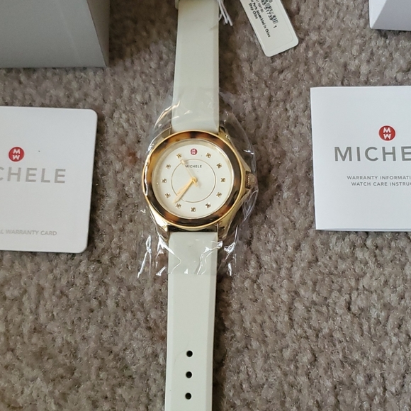 Michele Accessories - Michele host pick   ivory cape  watch new gorgeous boxed etc warranty last one